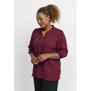 Pont Neuf - Faldine Visksoe Skjortebluse - Bordeaux