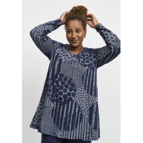 Pont Neuf - Melina Mie Bluse - Stell Blue