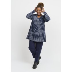 Pont Neuf - Melina Mie Bluse - Stell Blue