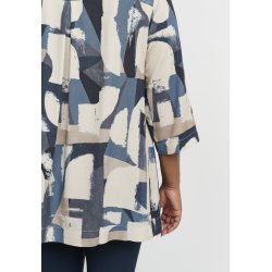 Pont Neuf - Francy Tea Skjorte Bluse - Stell Blue