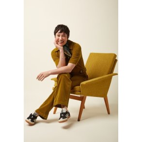 King Louie - Garbo Zip Jumpsuit Golden Brown