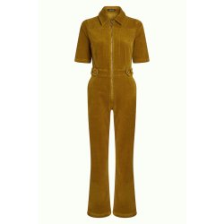 King Louie - Garbo Zip Jumpsuit Golden Brown
