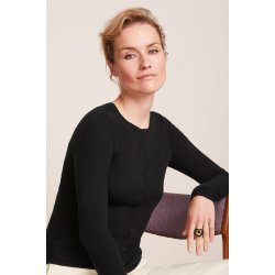 King Louie - Cardi Roundneck Cocoon - Black