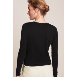 King Louie - Cardi Roundneck Cocoon - Black
