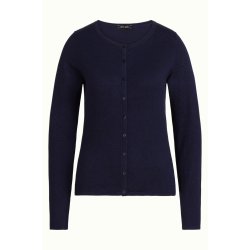 King Louie - Cardi Roundneck Cocoon - Blue