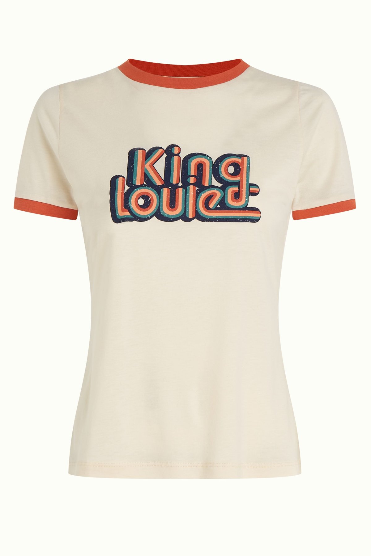 King Louie Logo Tee Cream KING LOUIE UDSALG Mamelukken