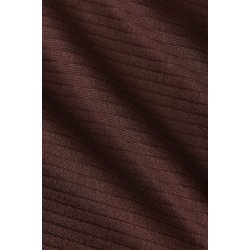 King Louie - Rollneck top uni rib - Chocolate