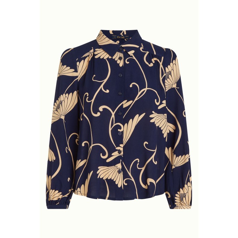 King Louie - Carina Blouse Pixy - Evening Blue