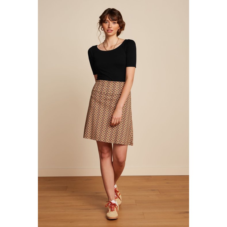 King Louie - Border Skirt Twisted - Black