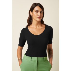 King Louie - Carice Top Uni Rib - Black