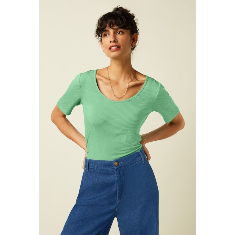 King Louie - Carice Top Uni Rib - Minty Meadow 