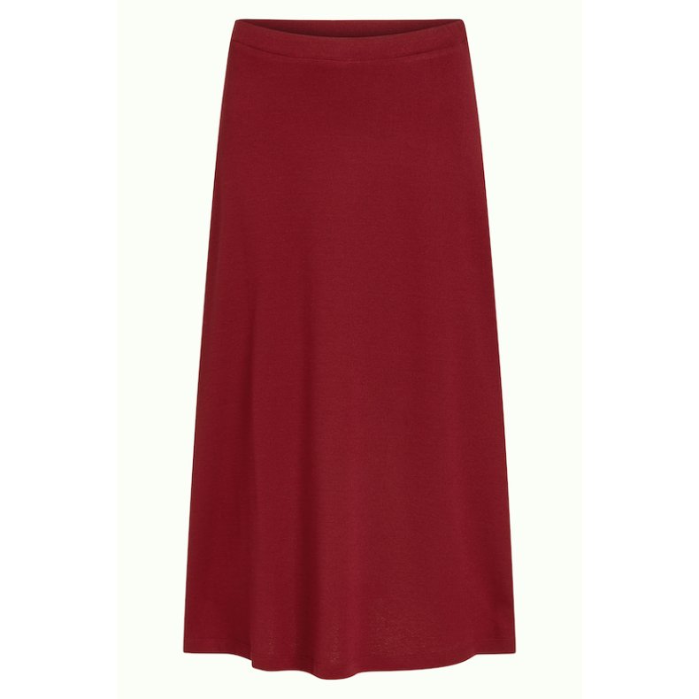 King Louie - Juno Midi Skirt Milano Crepe - Cabernet Red