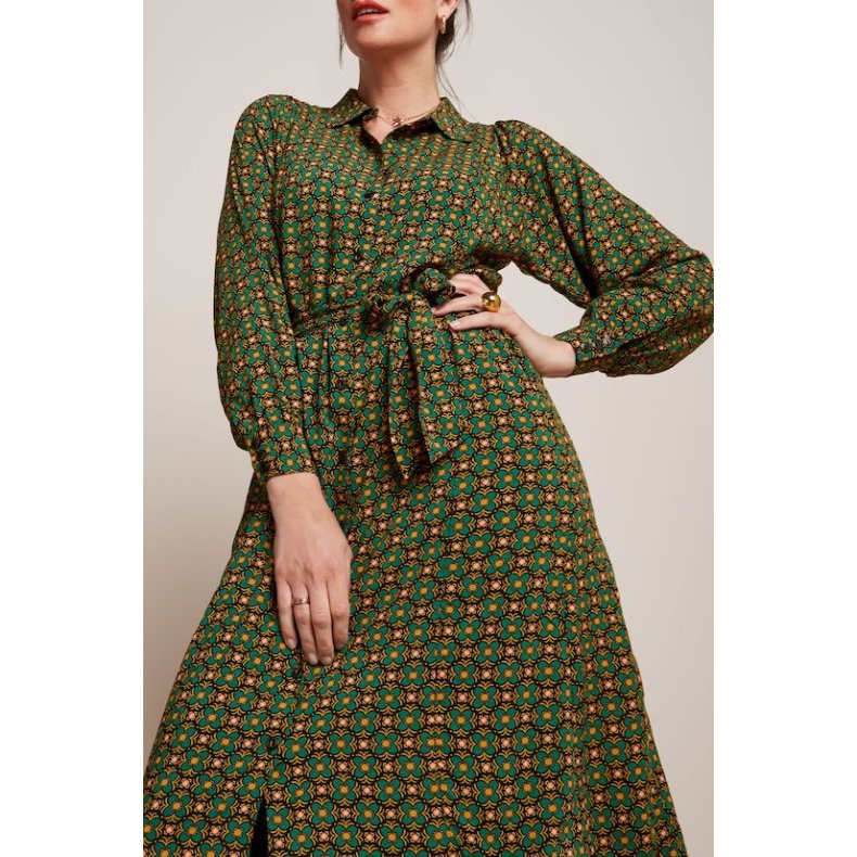 King Louie - Marisa Dress Valley - Peacock Green