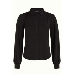 King Louie - Carina Blouse Ecovero Light - Sort 