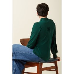 King Louie - Carina Blouse Viscose Light - Botanical Green