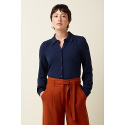 King Louie - Carina Blouse Viscose Light - Rhodonite Blue