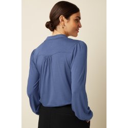 King Louie - Carina Blouse Viscose Light - Shadowe Blue