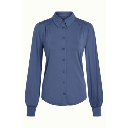 King Louie - Carina Blouse Viscose Light - Shadowe Blue