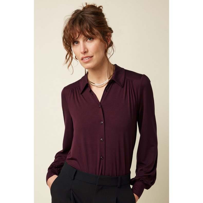 King Louie - Carina Blouse Viscose Light - Porto Red