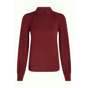 King Louie - Carina Blouse Viscose Light - Rhubarb Red