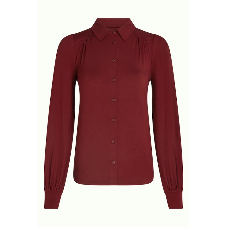 King Louie - Carina Blouse Viscose Light - Rhubarb Red