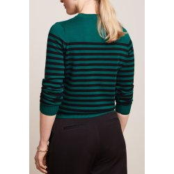 King Louie - Agnes Top Loop Stripe - Peacock Green