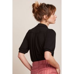King Louie - Carina Blouse Viscose Light - Black
