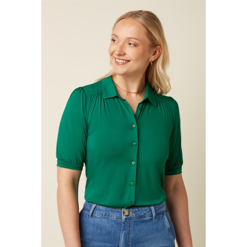 King Louie - Carina Blouse Viscose Light - Ultra Green