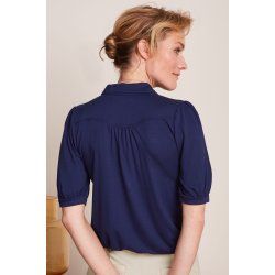 King Louie - Carina Blouse Viscose Light - Beacon blue