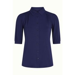 King Louie - Carina Blouse Viscose Light - Beacon blue