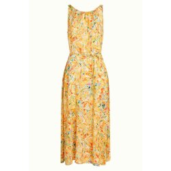 King Louie - Hazel Dress Laundrey - Cream Gold Yellow