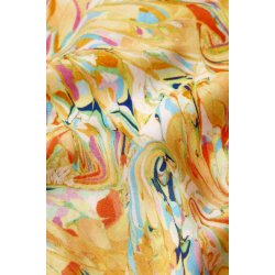 King Louie - Hazel Dress Laundrey - Cream Gold Yellow