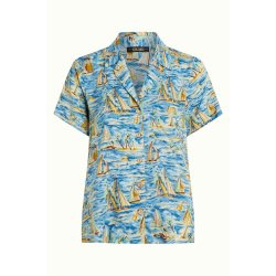 King Louie - Bella Blouse Le Bec - Moonlight Blue