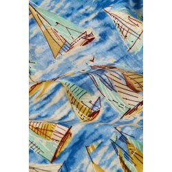 King Louie - Bella Blouse Le Bec - Moonlight Blue