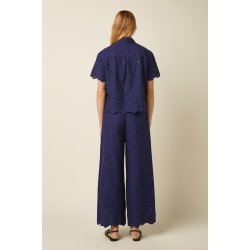 King Louie - Evelina Blouse Brava Broderie - Blue