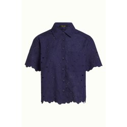 King Louie - Evelina Blouse Brava Broderie - Blue