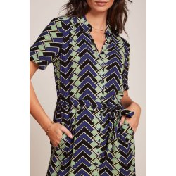 King Louie - Olive Midi Kjole Caen - Black