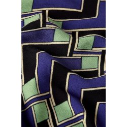 King Louie - Olive Midi Kjole Caen - Black