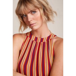 King Louie - Virna Midi Dress Giverny - True red