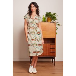 King Louie - Irene Dress Antibes - Cream