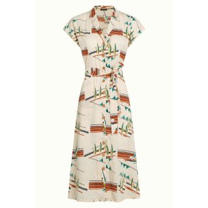 King Louie - Irene Dress Antibes - Cream