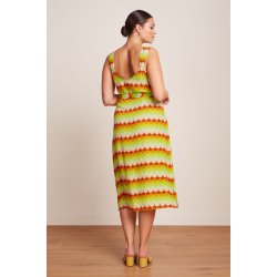 King Louie - Lenny Midi Dress Peaches - Umbre