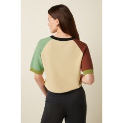 king-louie-mamelukken-niko-kort-strik-farver-sommer-bluse