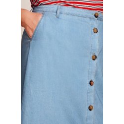 King Louie - Marie Skirt Festa - Light Denim