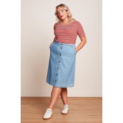 King Louie - Marie Skirt Festa - Light Denim
