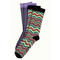 King Louie - Palas Socks 2-Pack - Sheer Lilac