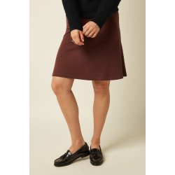 King Louie - Border Skirt Milano Uni - Rum Brown