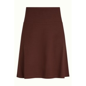 King Louie - Border Skirt Milano Uni - Rum Brown