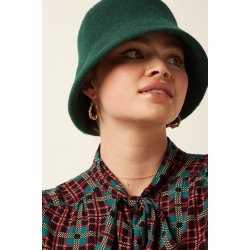 King Louie - Cloche Hat - Pine Green