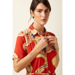 King Louie - Olive Dress Ember - Spicy Orange